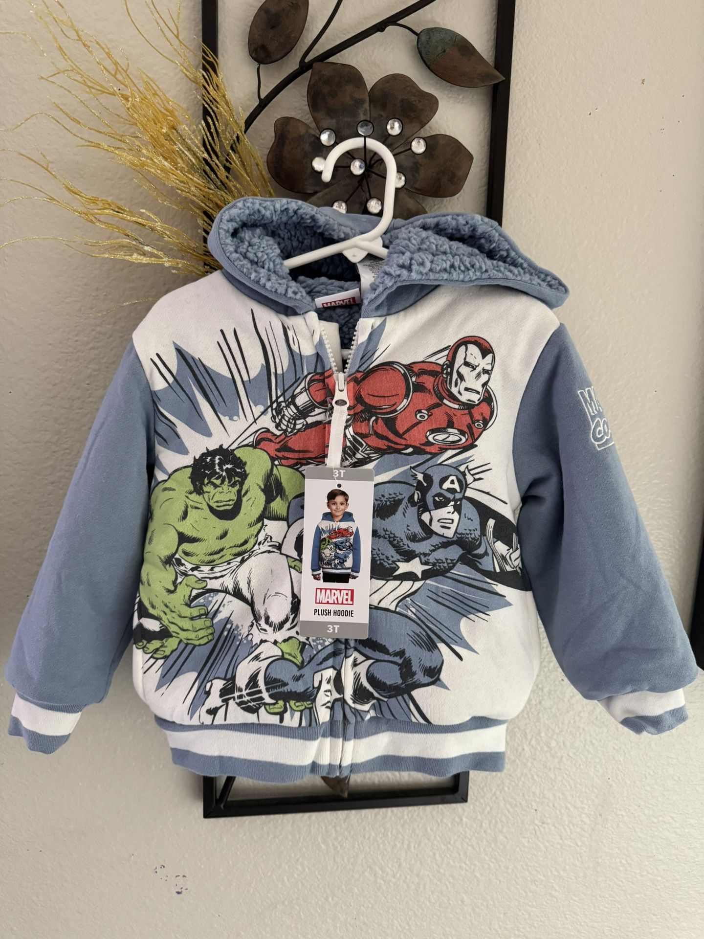 Toddler Boy Sherpa Jacket Size 3T And 4T
