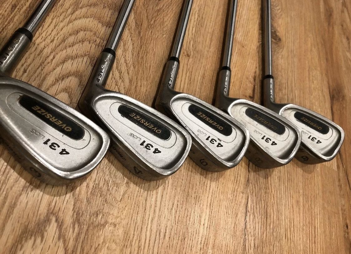 GrooVe Golf Clubs - 3, 4, 6, 8 & 9 Irons - 431 LGG Oversize