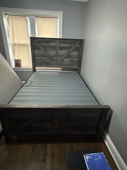 Bed frame and box spring