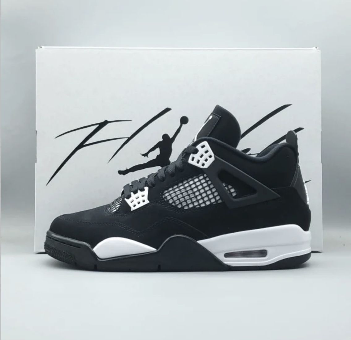 Jordan 4 Retro Thunder White