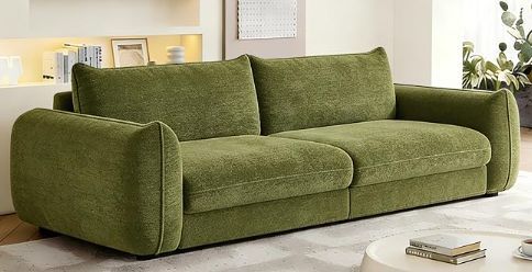  89" Green Cloud Sofa Liquidation Sale!