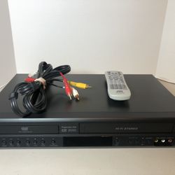 JVC VHS/DVD Combo Player With Remote