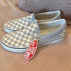 Vans Slip In  / Checkered (Grey Dawn 
