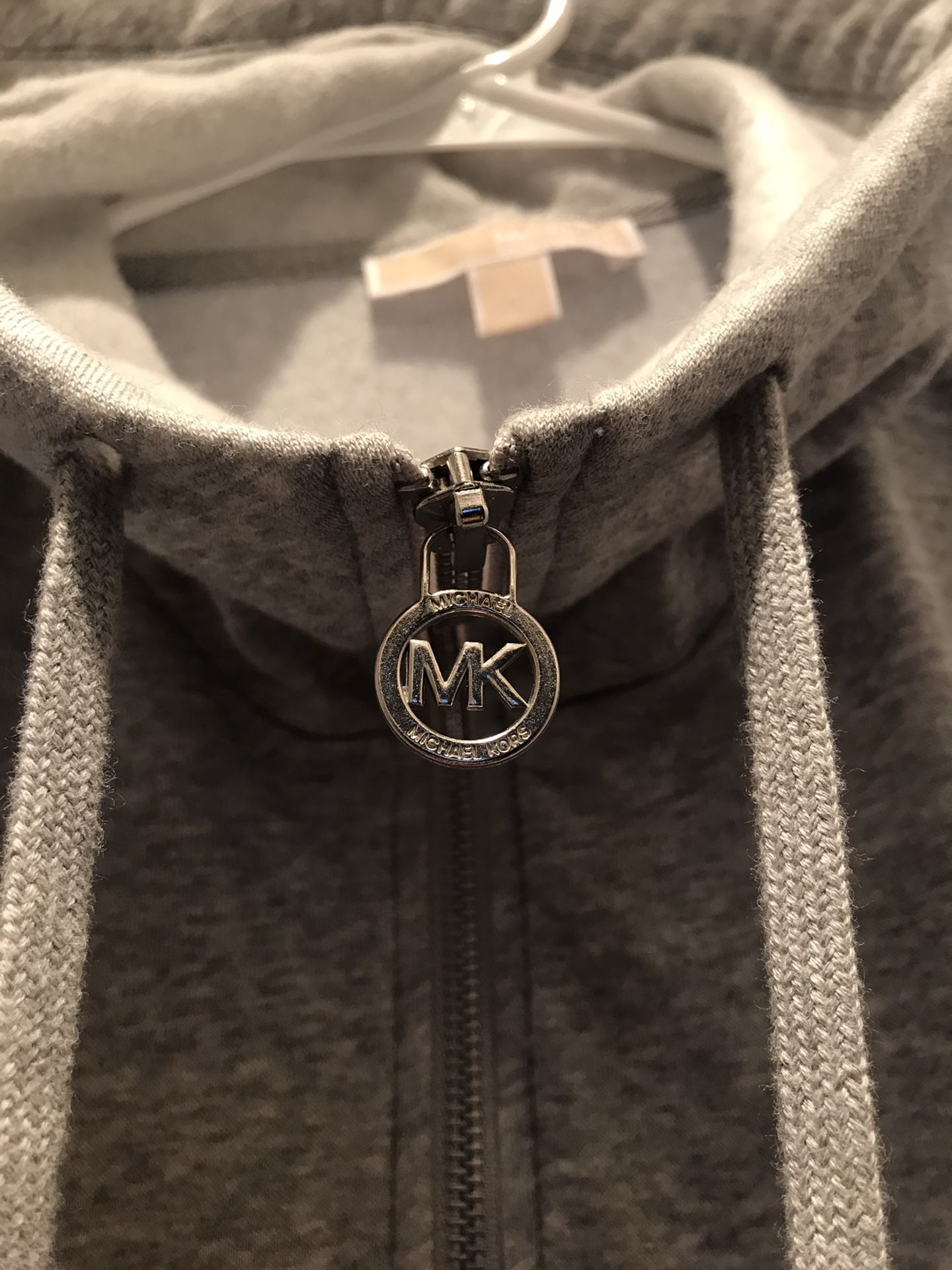 Michael Kors zip up Fleece heather gray