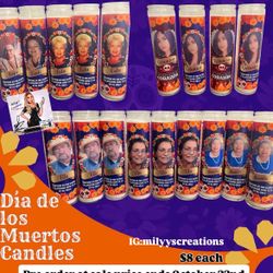 Candles- Dia de Los Muertos 