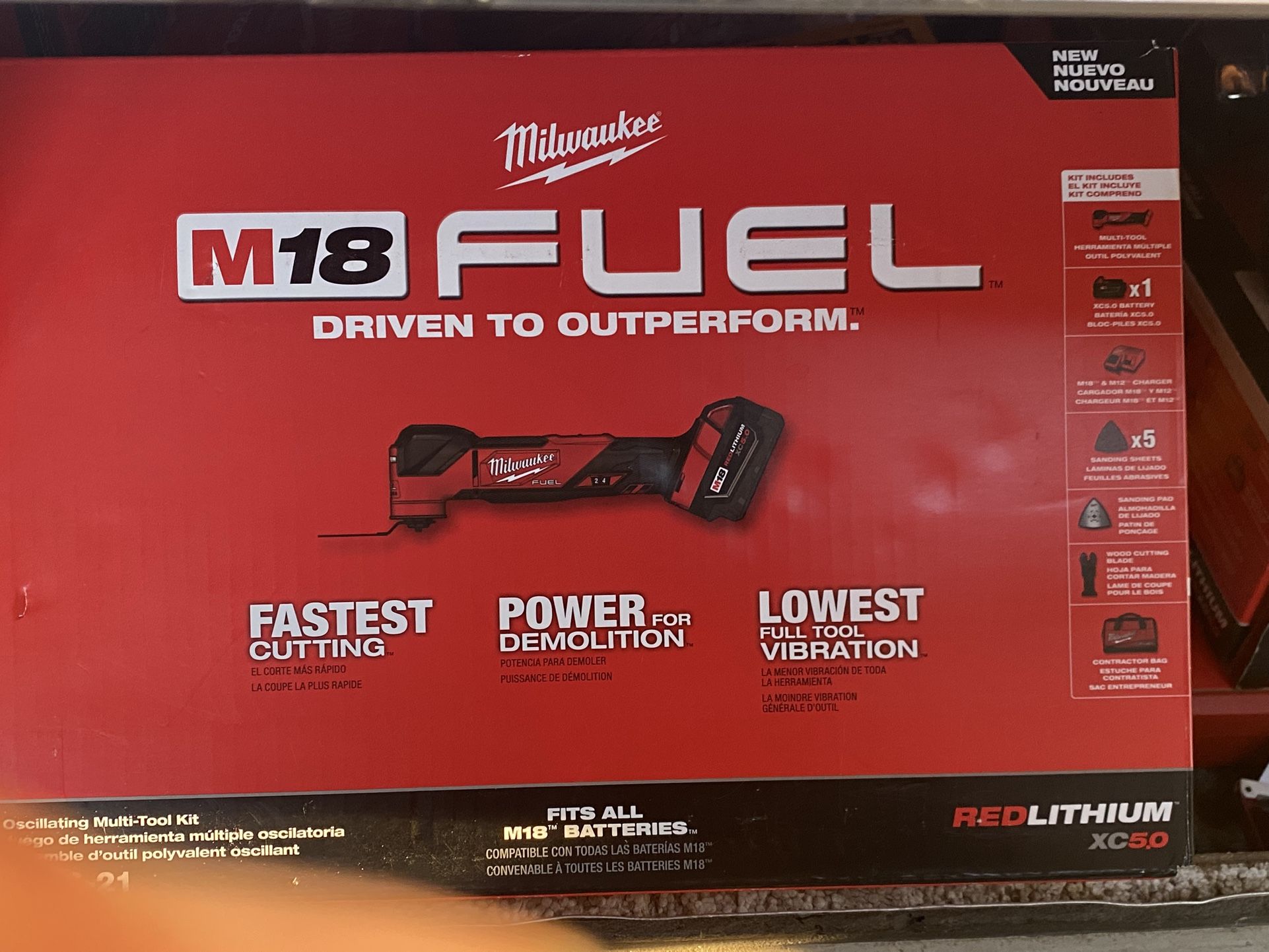 MILWAUKEE M18 FUEL  MULTI TOOL KIT #2836-21 (( Read Nelow ))