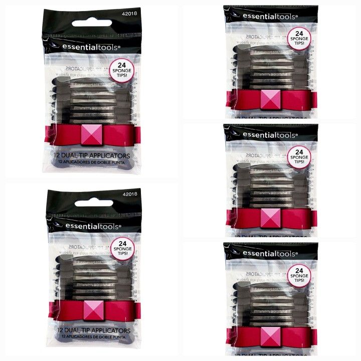 Bundle of 5 Packs - 12pc Dual Tip Applicators