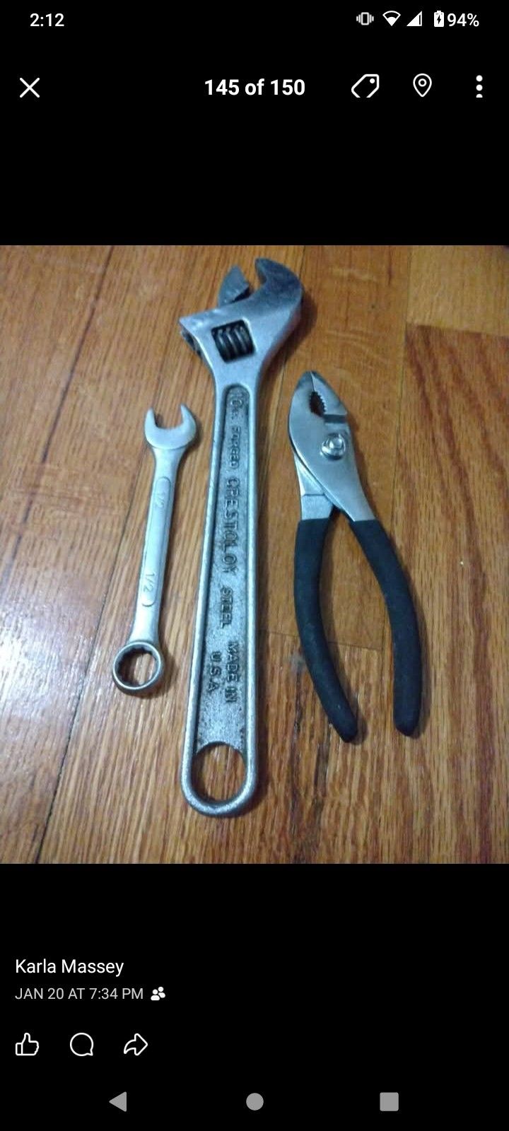 Tools In Pic Cash Only