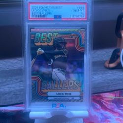 2024 Bowman’s Best Leo De Vries Best Ballers Psa 10