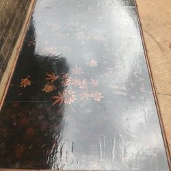 Japanese Coffee Table Bamboo Construction 