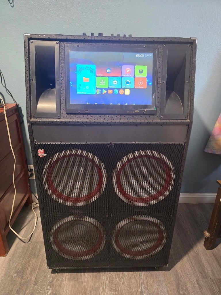 Karaoke Speakers With Bluetooth And Touch Screen