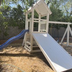 Used vinyl swing sales sets for sale