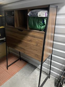 Cabinetw Desk Shelf With USB and Power Outlets Inside