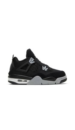 Jordan 4 Black Canvas 