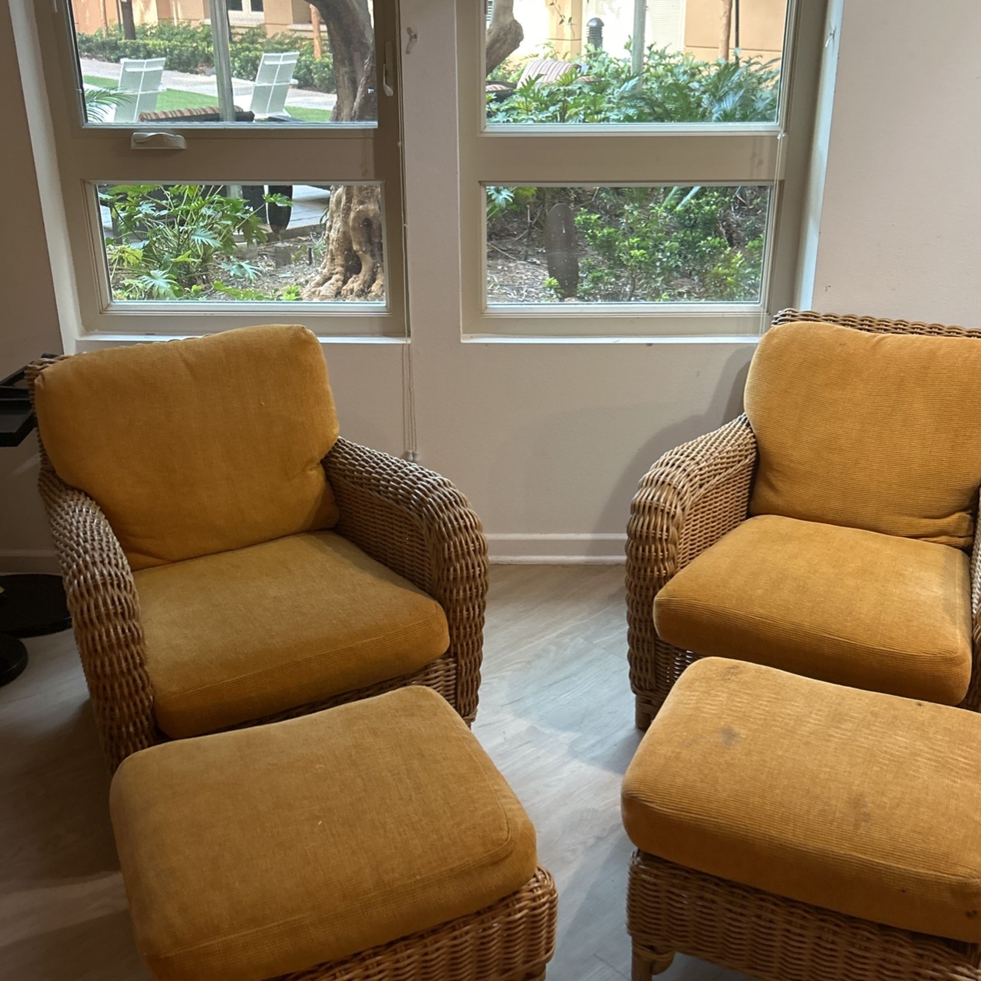 Rattan Lounge Chair Patio Furniture by John Hutton for Donghia