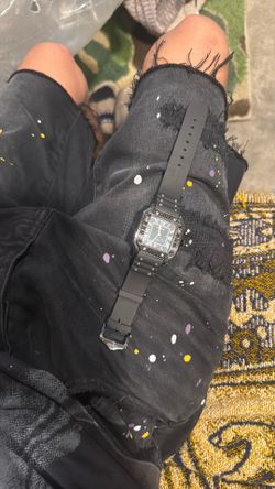 Black Zicronia Watch silicone strap O/S