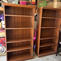 2 Bookshelves 