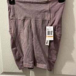 New Wallflower Size S  Elderberry Color Shorts W Phone Pocket  Cotton Blend Nice