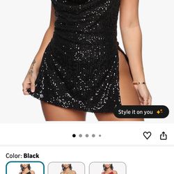 sequin dress