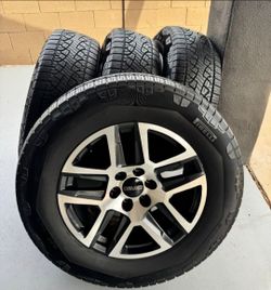 Take offs 🔥 Gmc Sierra Yukon Denali 20" Wheels and Newly Pirelli Tires 💯