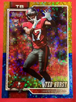 2026 Topps Ted Hurst RC #335 Gold Holo Foil /50 Buccaneers 30/50