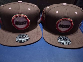 Houston Rockets 7 3/8 Mitchell & Ness Dynasty Fitted Hats $40 Retail