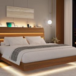 King Size Floater Bed Frame 