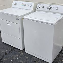 FREE DELIVERY HEAVY-DUTY SUPER CAPACITY MAYTAG WASHER & WHIRLPOOL DRYER WORKS GREAT 