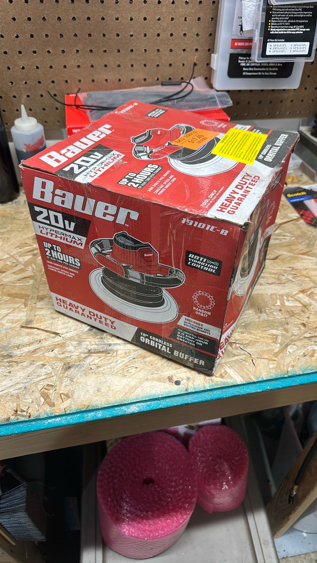 Bauer Cordless 10” Orbital Buffer. 