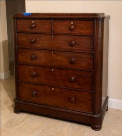 Vintage Mahogany Scottish Dresser / Blanket Chest