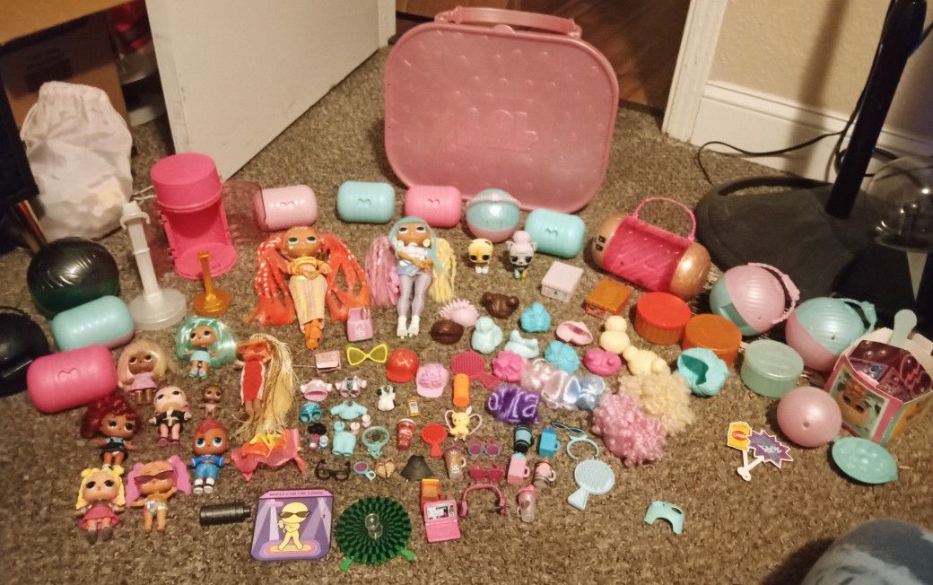 Lol Dolls And Accessories Lot