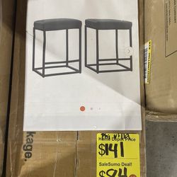 SaleSumo Set Of 2 Bar Stools 