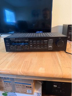 Kenwood stereo integrated amplifier 1985 era VINTAGE