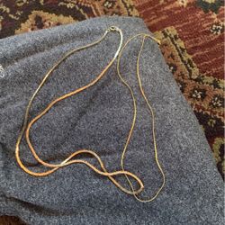 Gold Necklace Lot