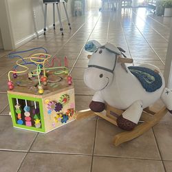 Children’s Rocking Horse and Toy