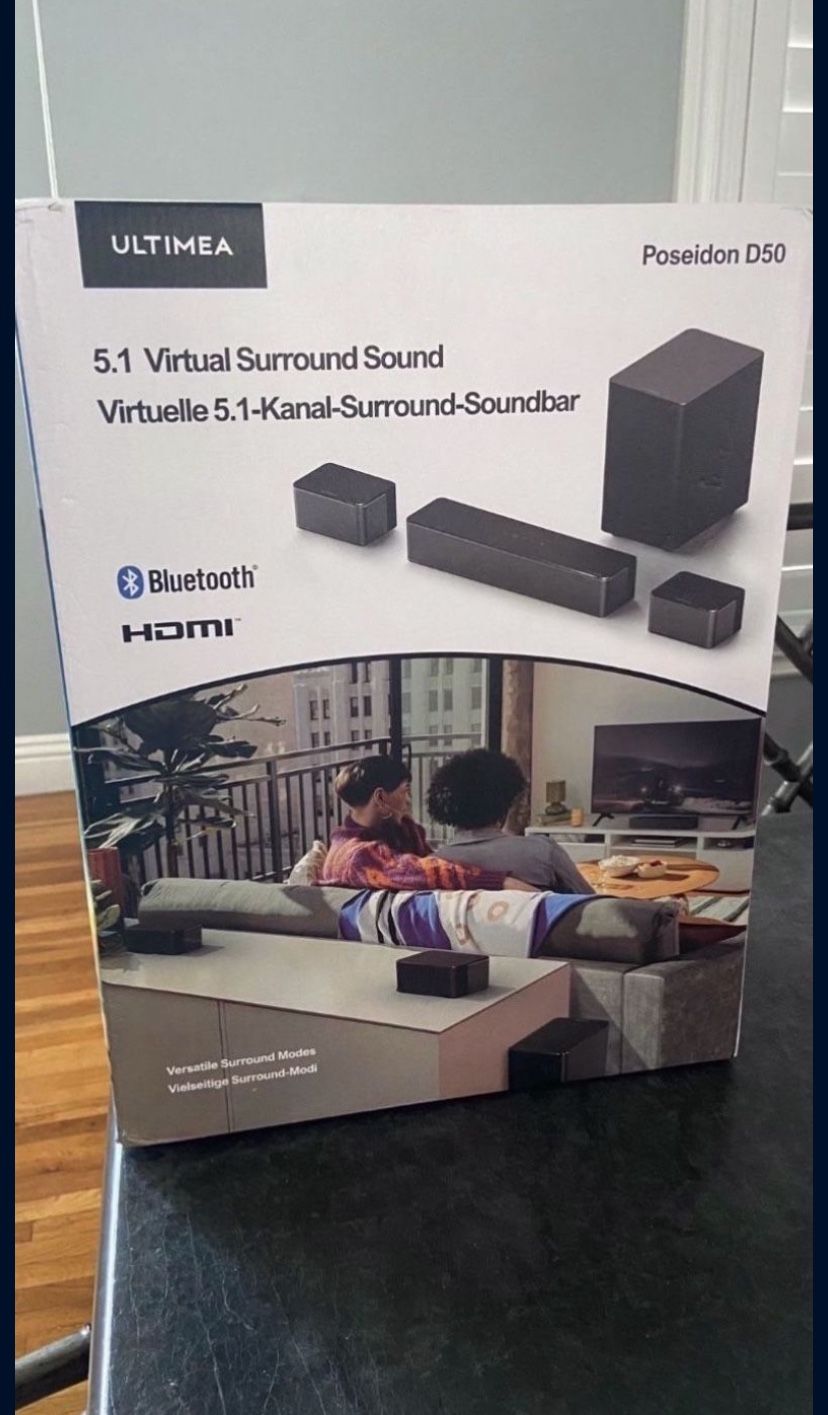 5.1 Virtual Surround Sound Virtuelle 5.1-Kanal- Surround-Soundbar