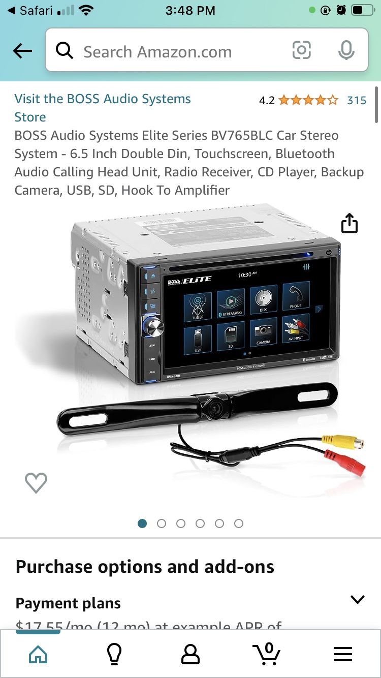 Boss stereo bv765blc deals