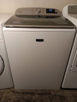White Maytag Washer