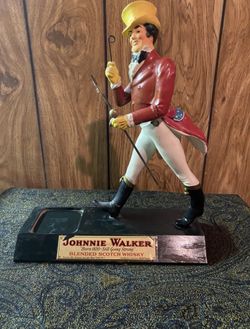 Vintage Johnnie Walker Scotch Whiskey Store Display