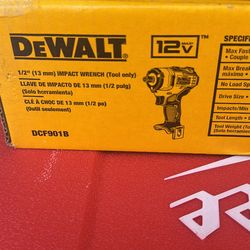 Dewalt impact 12 v 1/2