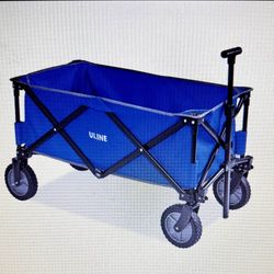 Uline Blue Utility Wagon New S-21433BLU