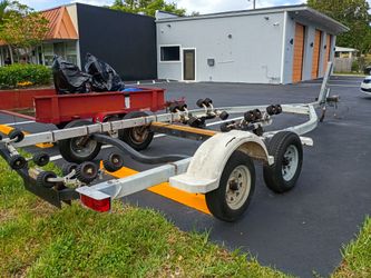 Dual Axle Boat Trailer Up To 21 Ft