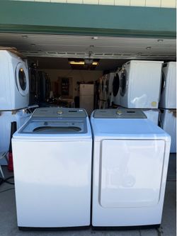 Samsung Washer and Electric Dryer Set