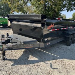 Horizon 16ft High Side (3.5ft)  Dump Trailer $1900 Total Down No Credit