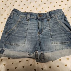 SO Favorite Midi Demin Shorts Size 7