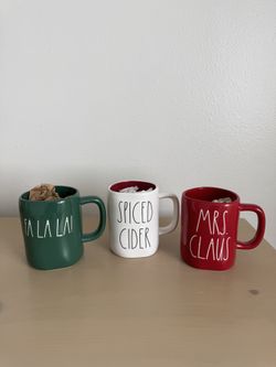 Rae Dunn Christmas mugs
