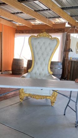 Throne chair . Silla de trono . Princess chair .