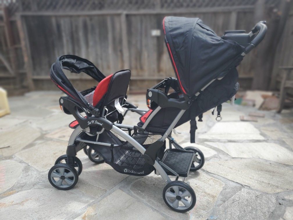 Baby Trend Sit n' Stand Stroller, Double.