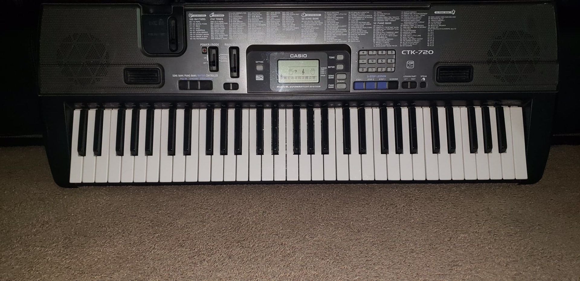 Casio CTK-720 Electronic Keyboard