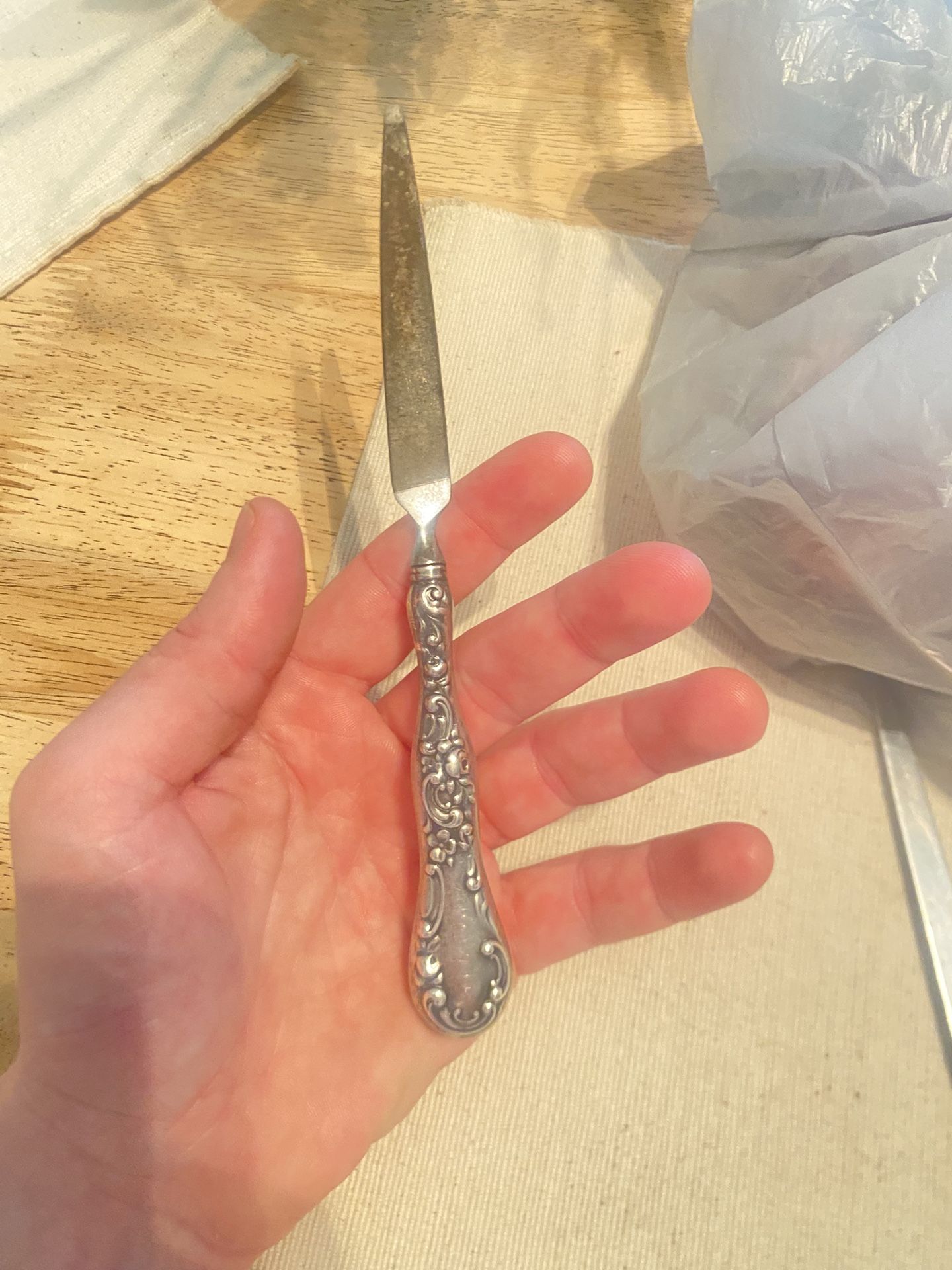 Antique Gorham sterling Silver File